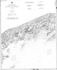 Rye Neck to New Rochelle 1894 B - Old Map Nautical Chart AC Harbors 271 - New York