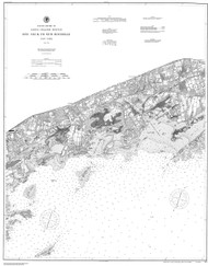 Rye Neck to New Rochelle 1896 B - Old Map Nautical Chart AC Harbors 271 - New York