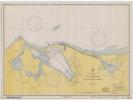 Port Jefferson 1941 - Old Map Nautical Chart AC Harbors 361 - New York