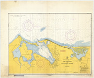 Port Jefferson 1952 - Old Map Nautical Chart AC Harbors 361 - New York
