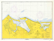 Port Jefferson 1969 - Old Map Nautical Chart AC Harbors 361 - New York