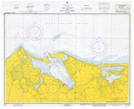Port Jefferson 1973 - Old Map Nautical Chart AC Harbors 361 - New York