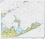 Block Island Sound and Gardiners Bay 1977 - Old Map Nautical Chart AC Harbors 13209 - New York