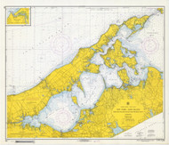 Shelter Island Sound and Peconic Bays 1967 - Old Map Nautical Chart AC Harbors 363 - New York