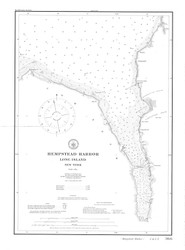 Hempstead Harbor 1909 - Old Map Nautical Chart AC Harbors 366 - New York