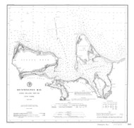 Huntington Bay 1889 A - Old Map Nautical Chart AC Harbors 368 - New York
