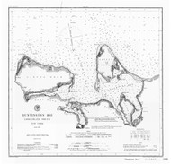 Huntington Bay 1889 B - Old Map Nautical Chart AC Harbors 368 - New York