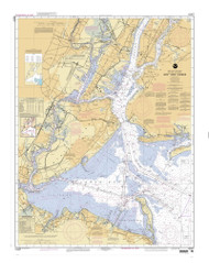 New York Harbor 2005 - Old Map Nautical Chart AC Harbors 12327 - New York