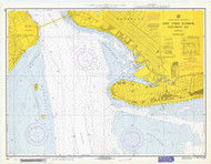 Gravesend Bay 1968 - Old Map Nautical Chart AC Harbors 540 - New York