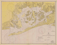 Jamaica Bay and Rockaway Inlet 1940 - Old Map Nautical Chart AC Harbors 542 - New York