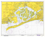 Jamaica Bay and Rockaway Inlet 1968 - Old Map Nautical Chart AC Harbors 542 - New York