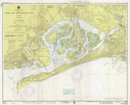 Jamaica Bay and Rockaway Inlet 1975 - Old Map Nautical Chart AC Harbors 12350 - New York