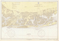 Hempstead Bay 1934 A - Old Map Nautical Chart AC Harbors 579 - New York