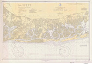 Hempstead Bay 1934 B - Old Map Nautical Chart AC Harbors 579 - New York