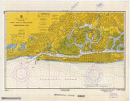 Hempstead Bay 1965 A - Old Map Nautical Chart AC Harbors 579 - New York