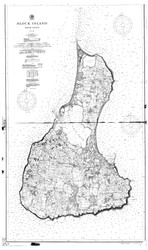 Block Island 1900 - Old Map Nautical Chart AC Harbors 269 - Rhode Island