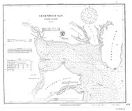 Greenwich Bay 1902 - Old Map Nautical Chart AC Harbors 351 - Rhode Island