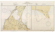 Harbors of Refuge at Point Judith and Block Island 1933 - Old Map Nautical Chart AC Harbors 276 - Rhode Island