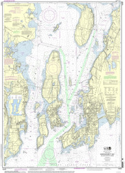 Newport Harbor and Entrance to Narragansett Bay 2013 - Old Map Nautical Chart AC Harbors 13223 - Rhode Island