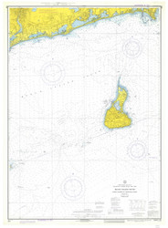 Point Judith to Montauk Point 1974 - Old Map Nautical Chart AC Harbors 271 - Rhode Island