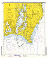 Point Judith Harbor 1972 - Old Map Nautical Chart AC Harbors 268 - Rhode Island