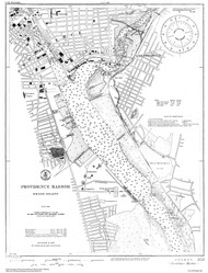 Providence Harbor 1915 - Old Map Nautical Chart AC Harbors 352 - Rhode Island
