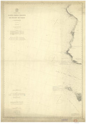 Santa Rosa to Point Buchon 1886b Nautical Map Reprint 5300 California - Big Area 1890s