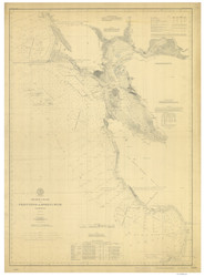 Point Pinos to Bodega Head 1901 Nautical Map Reprint 5500 California - Big Area 1890s