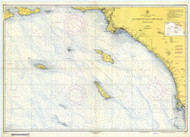 San Diego to Santa Rosa Island 1947 Nautical Map Reprint 5101 California - Big Area Post 1917