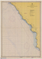 Point Conception to Point Sur 1948 Nautical Map Reprint 5302 California - Big Area Post 1917