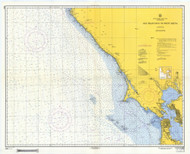 San Francisco to Point Arena 1956 Nautical Map Reprint 5502 California - Big Area Post 1917