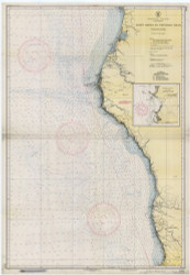 Point Arena to Trinidad Head 1941 Nautical Map Reprint 5602 California - Big Area Post 1917