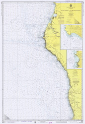 Point Arena to Trinidad Head 1975 Nautical Map Reprint 5602 California - Big Area Post 1917