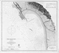 Half Moon Bay 1863 - Old Map Nautical Chart PC Harbors 620 - California