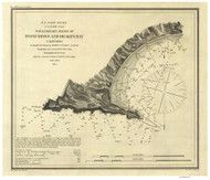 Point Reyes and Drake's Bay 1855 - Old Map Nautical Chart PC Harbors 629 - California