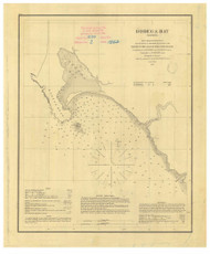Bodega Bay 1862 - Old Map Nautical Chart PC Harbors 630 - California