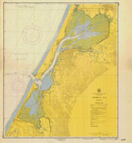 Humboldt Bay 1954 - Old Map Nautical Chart PC Harbors 5832 - California