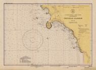 Trinidad Harbor 1938 - Old Map Nautical Chart PC Harbors 5846 - California