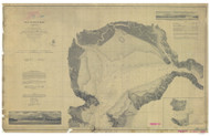San Pablo Bay 1863 - Old Map Nautical Chart PC Harbors 623 - California
