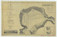 San Pablo Bay 1879 - Old Map Nautical Chart PC Harbors 623 - California