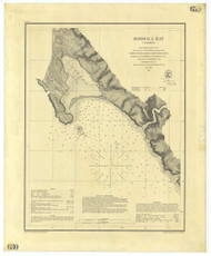 Bodega Bay 1864 - Old Map Nautical Chart PC Harbors 630 - California