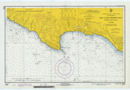 San Luis Obispo Bay 1970 - Old Map Nautical Chart PC Harbors 5386 - California