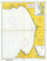 Monterey Bay 1956 - Old Map Nautical Chart PC Harbors 5403 - California