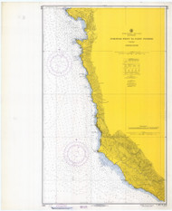 Pfeiffer Point to Point Cypress 1970 - Old Map Nautical Chart PC Harbors 5476 - California