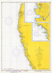Elk to Fort Bragg 1973 - Old Map Nautical Chart PC Harbors 5703 - California