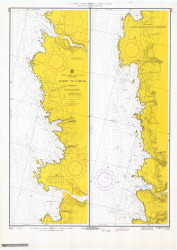 Albion to Caspar 1969 - Old Map Nautical Chart PC Harbors 5711 - California