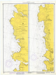 Albion to Caspar 1974 - Old Map Nautical Chart PC Harbors 5711 - California