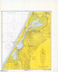 Humboldt Bay 1967 - Old Map Nautical Chart PC Harbors 5832 - California