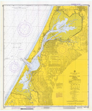 Humboldt Bay 1973 - Old Map Nautical Chart PC Harbors 5832 - California