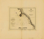 Trinidad Harbor 1874 - Old Map Nautical Chart PC Harbors 5846 - California